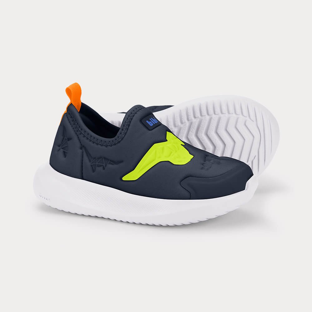 Tênis Infantil Bibi Flash Azul Marinho de Dinossauro Azul Marinho 4