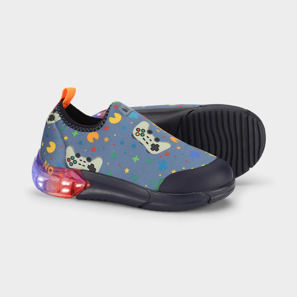 Tênis Infantil Bibi Space Azul de Games Azul 4