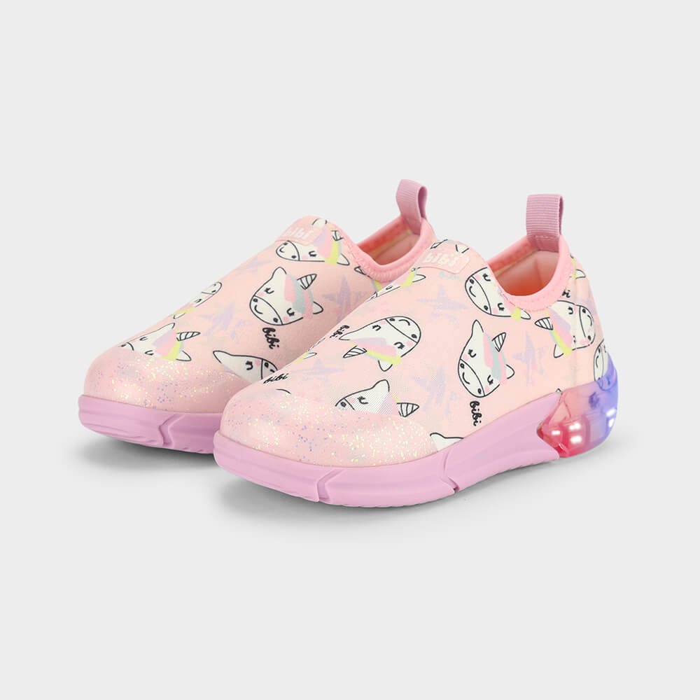 Tênis Infantil Bibi Space Rosa de Unicórnios Rosa 2