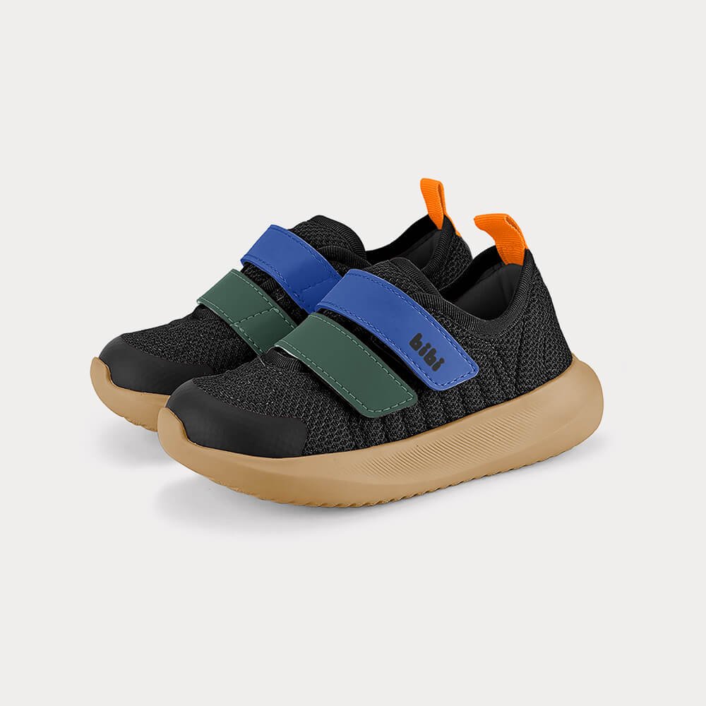 Tênis Infantil Bibi Flash Preto com Marrom Preto 2