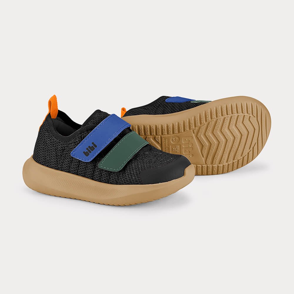 Tênis Infantil Bibi Flash Preto com Marrom Preto 3