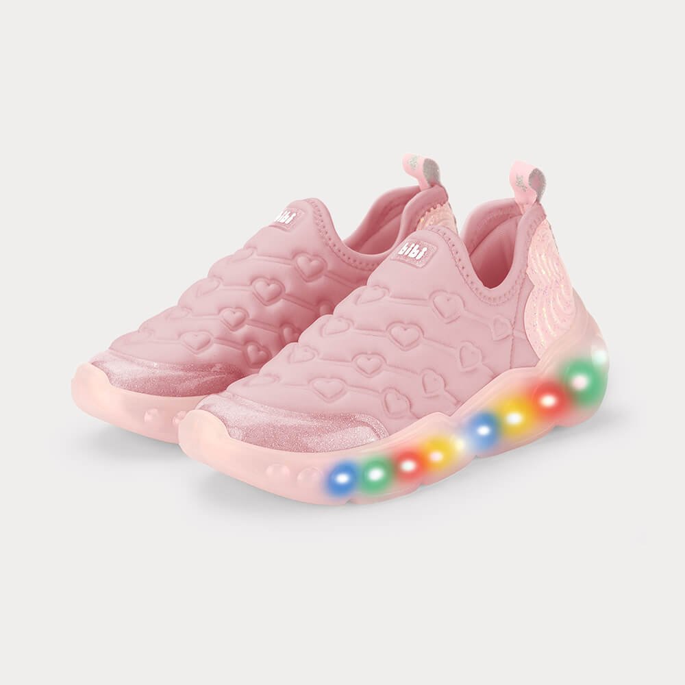 Tênis Infantil de Luz Bibi Roller Celebration 3.0 Rosa Rosa 2