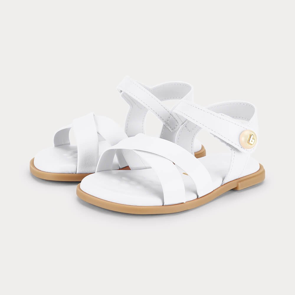 Sandália Infantil Bibi Shine Mini Branca Branco 2