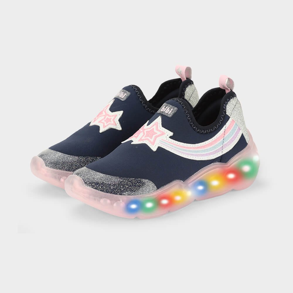 Tênis Infantil de Luz Bibi Roller Celebration 3.0 Azul Marinho 1252079 Azul Marinho 2