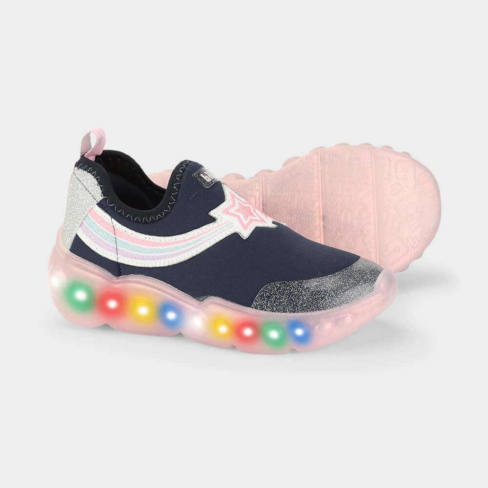 Tênis Infantil de Luz Bibi Roller Celebration 3.0 Azul Marinho 1252079 Azul Marinho 4