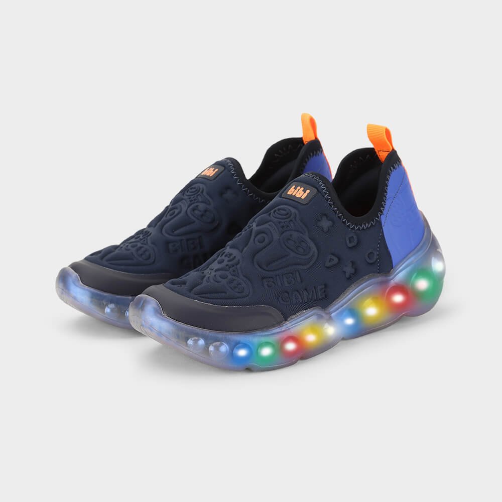Tênis Infantil de Luz Bibi Roller Celebration 3.0 Azul Azul Marinho 2
