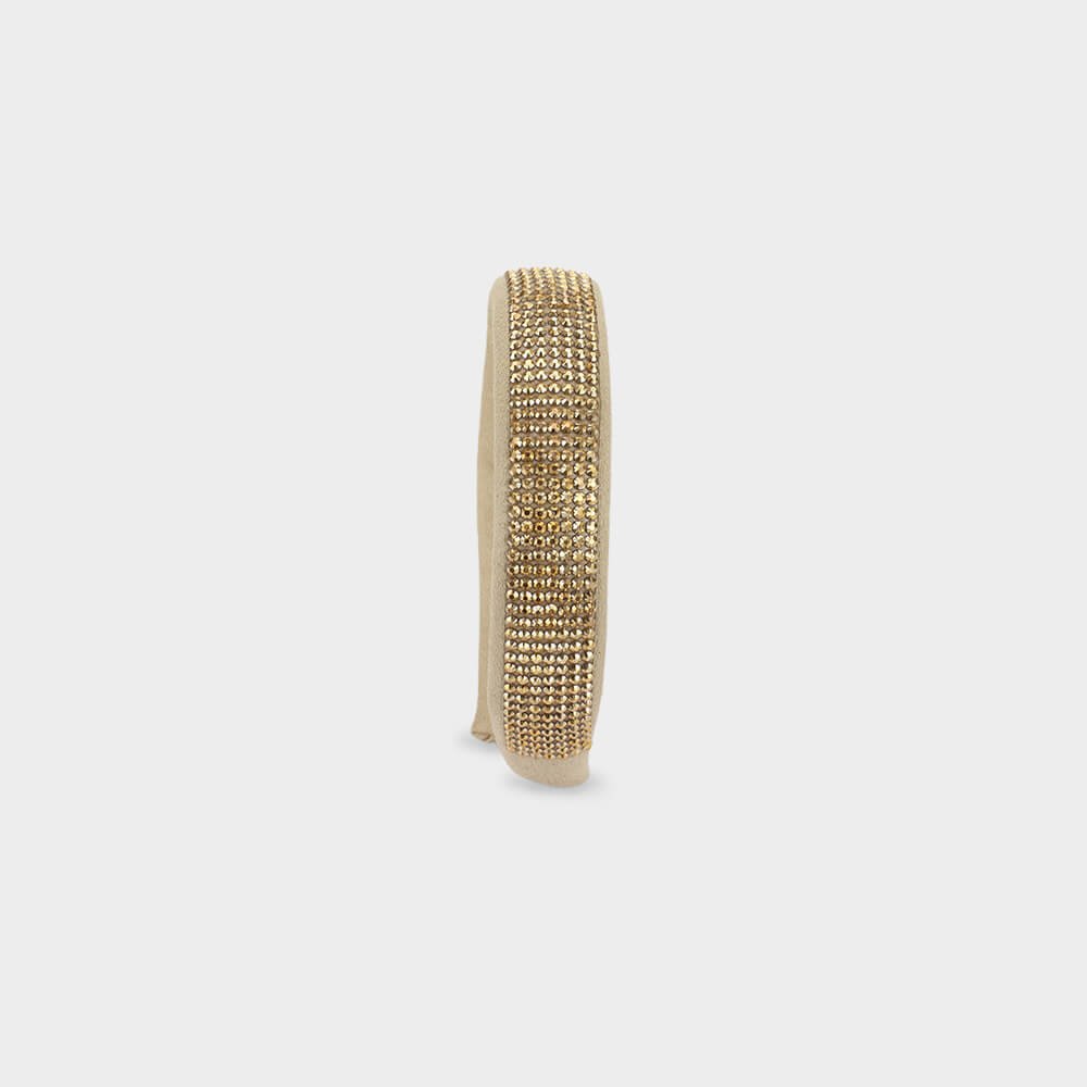 Tiara Infantil Bibi Dourada com Brilhos Dourado 3