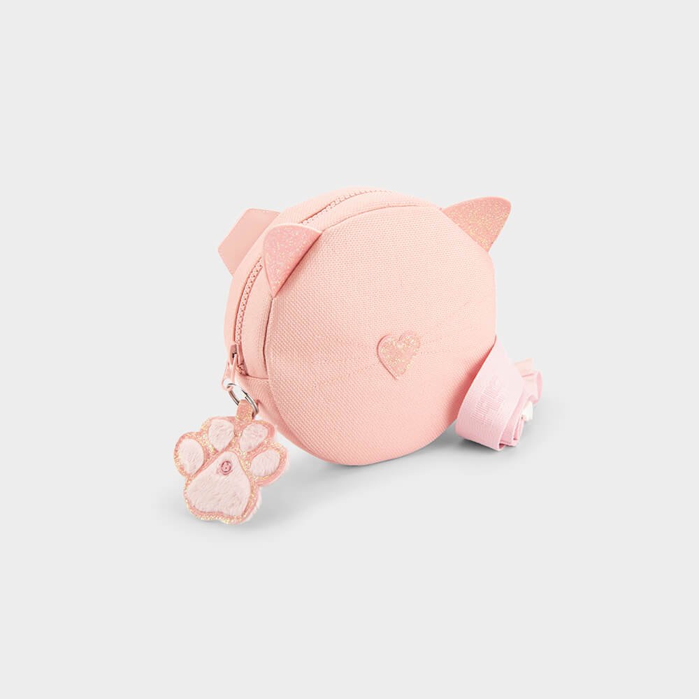 Bolsa Infantil Bibi Rosa de Coração Rosa 2