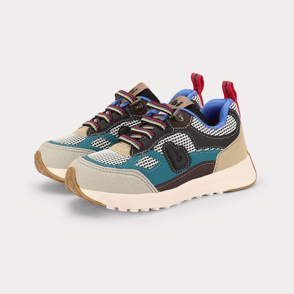 Tênis Infantil Bibi Jogging Cinza Multicores 2