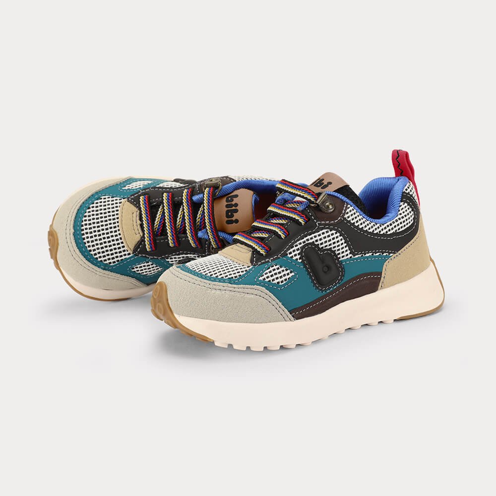 Tênis Infantil Bibi Jogging Cinza Multicores 3