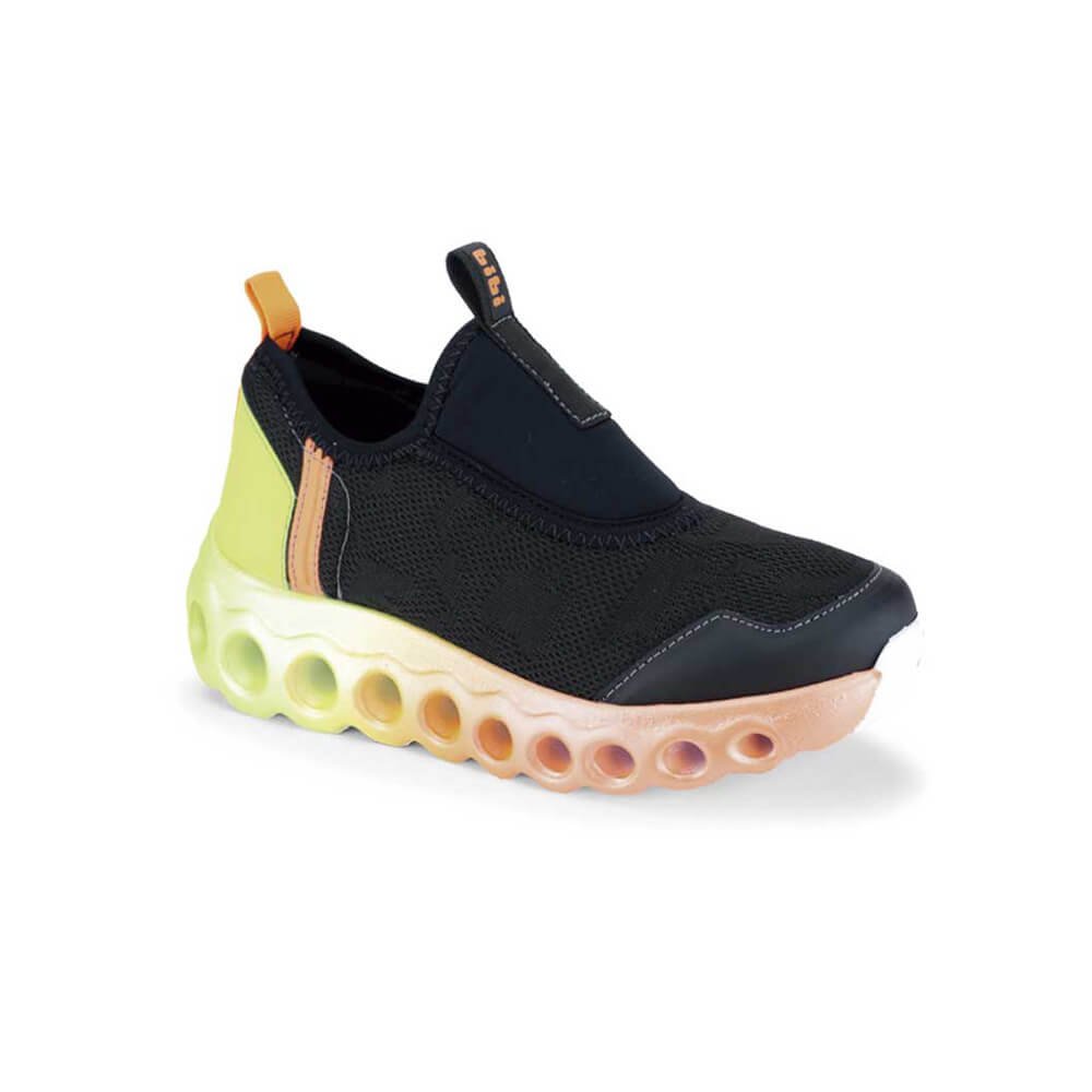 Tênis Infantil Bibi Roller Sport Preto com Laranja Preto 3