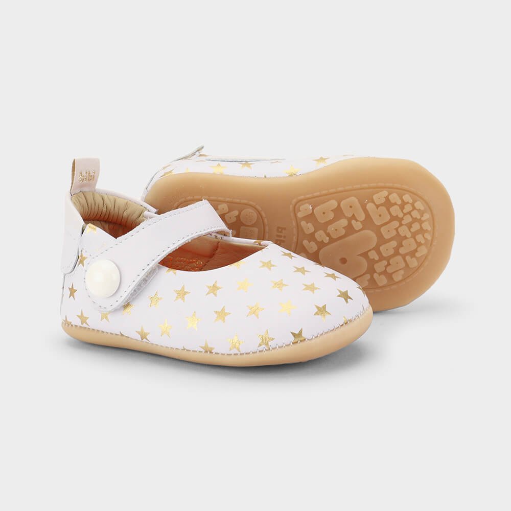 Sapatilha Infantil Bibi Afeto 2.0 Branca Estrelada Branco 4