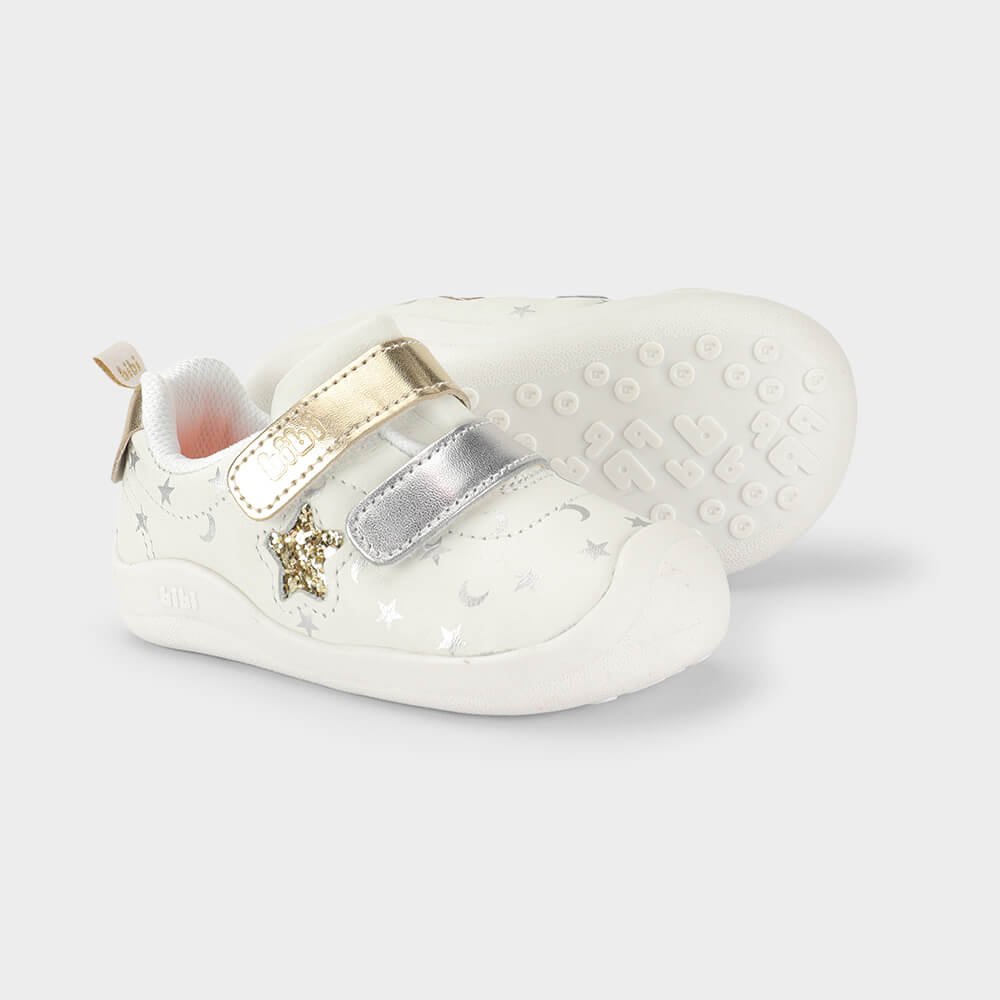 Tênis Infantil Bibi Fisioflex 5.0 Branco com Prata Branco 4