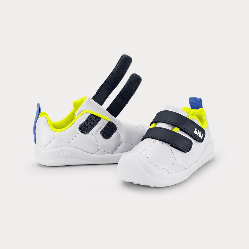 Tênis Infantil Bibi Fisioflex 5.0 Branco com Azul Branco 3