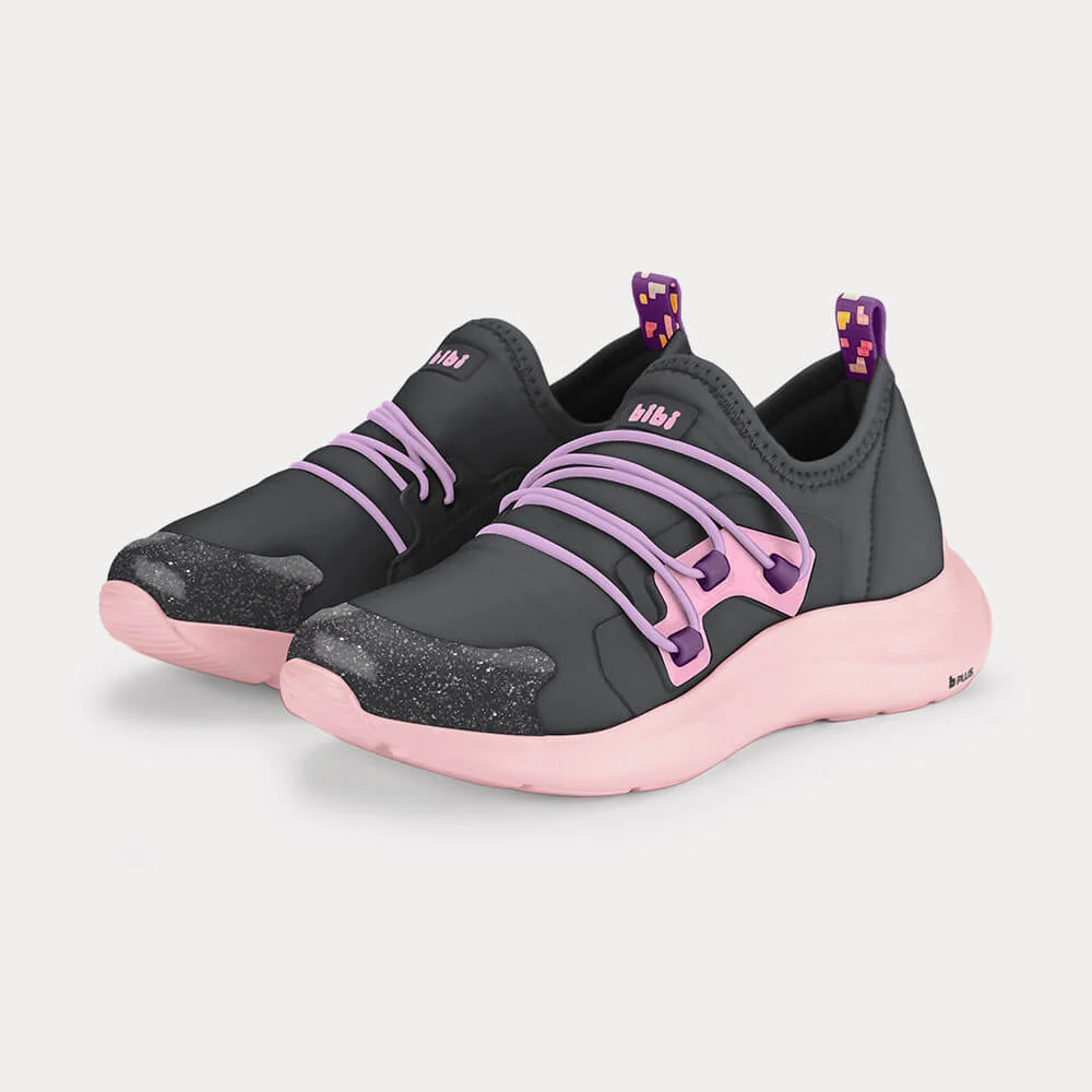 Tênis Infantil Bibi Action Cinza com Rosa Cinza 2