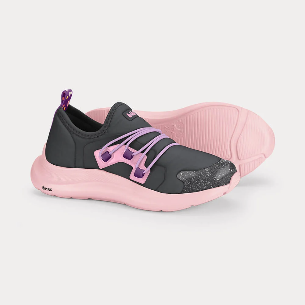 Tênis Infantil Bibi Action Cinza com Rosa Cinza 4