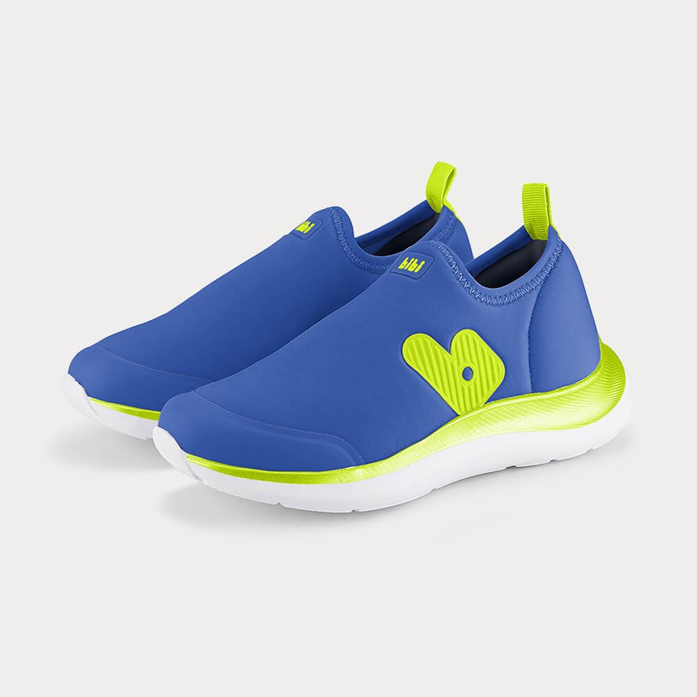 Tênis Infantil Bibi Action Azul com Verde Azul 2