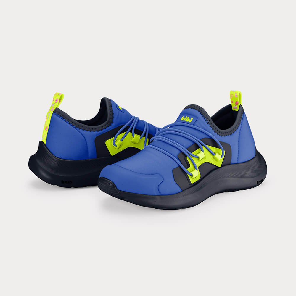 Tênis Infantil Bibi Action Azul com Verde Azul 3