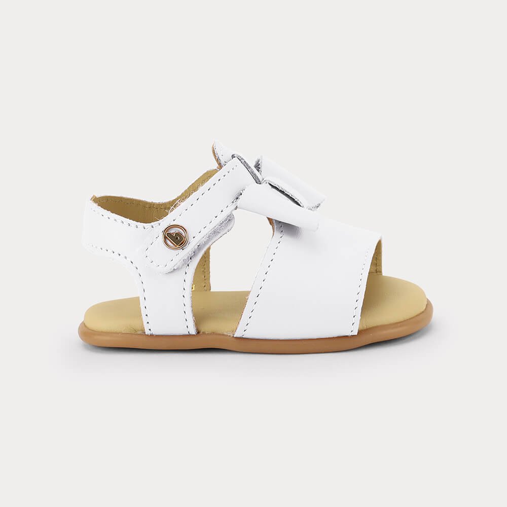 Sandália Infantil Bibi Afeto 3.0 Branca com Laço