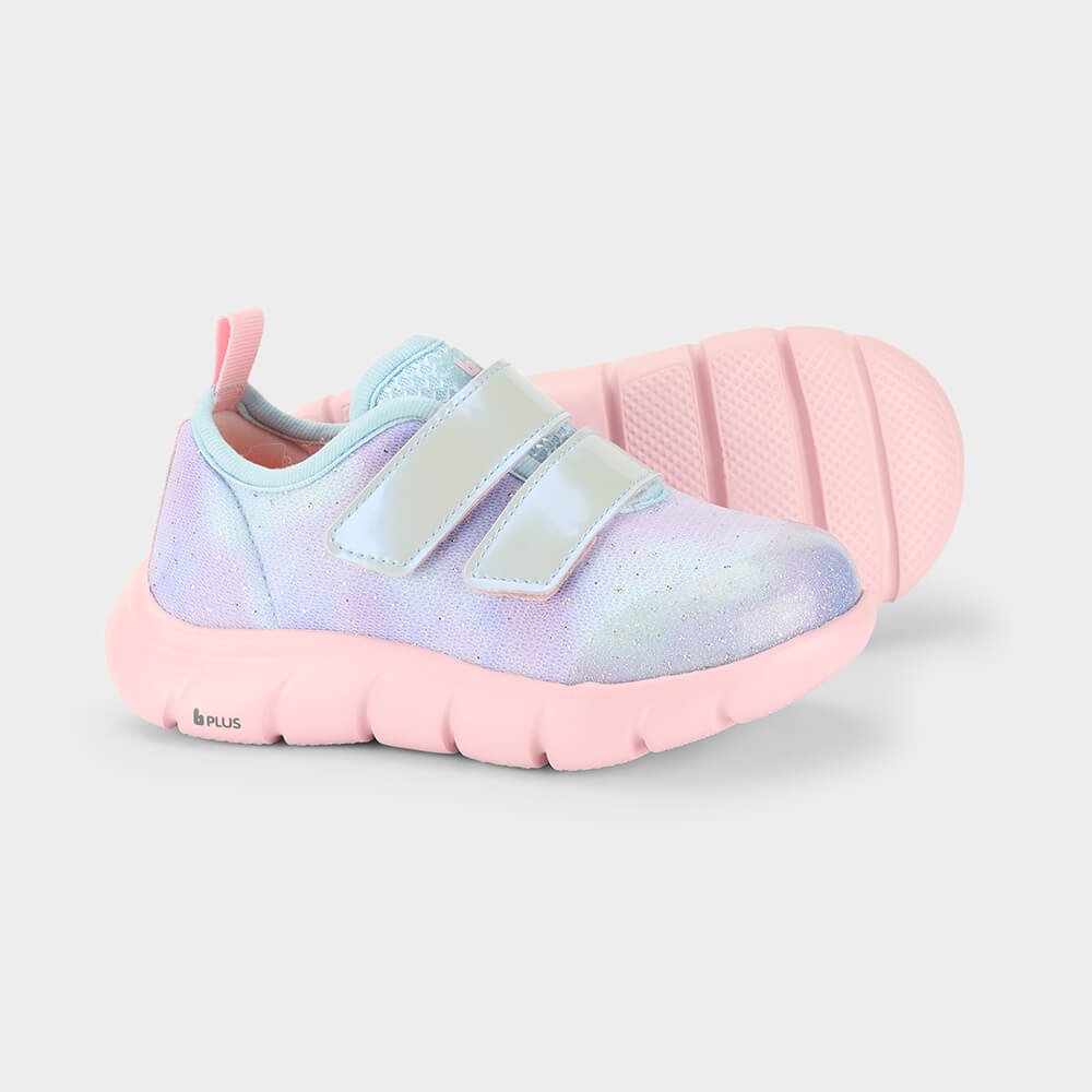 Tênis Infantil Bibi Energy Baby 2.0 Tie Dye Azul/Rosa 4