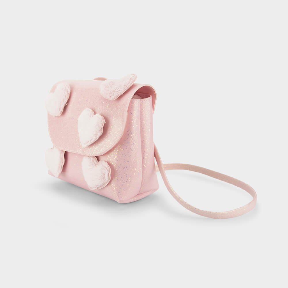 Bolsa Infantil Bibi Rosa de Coração Rosa 2