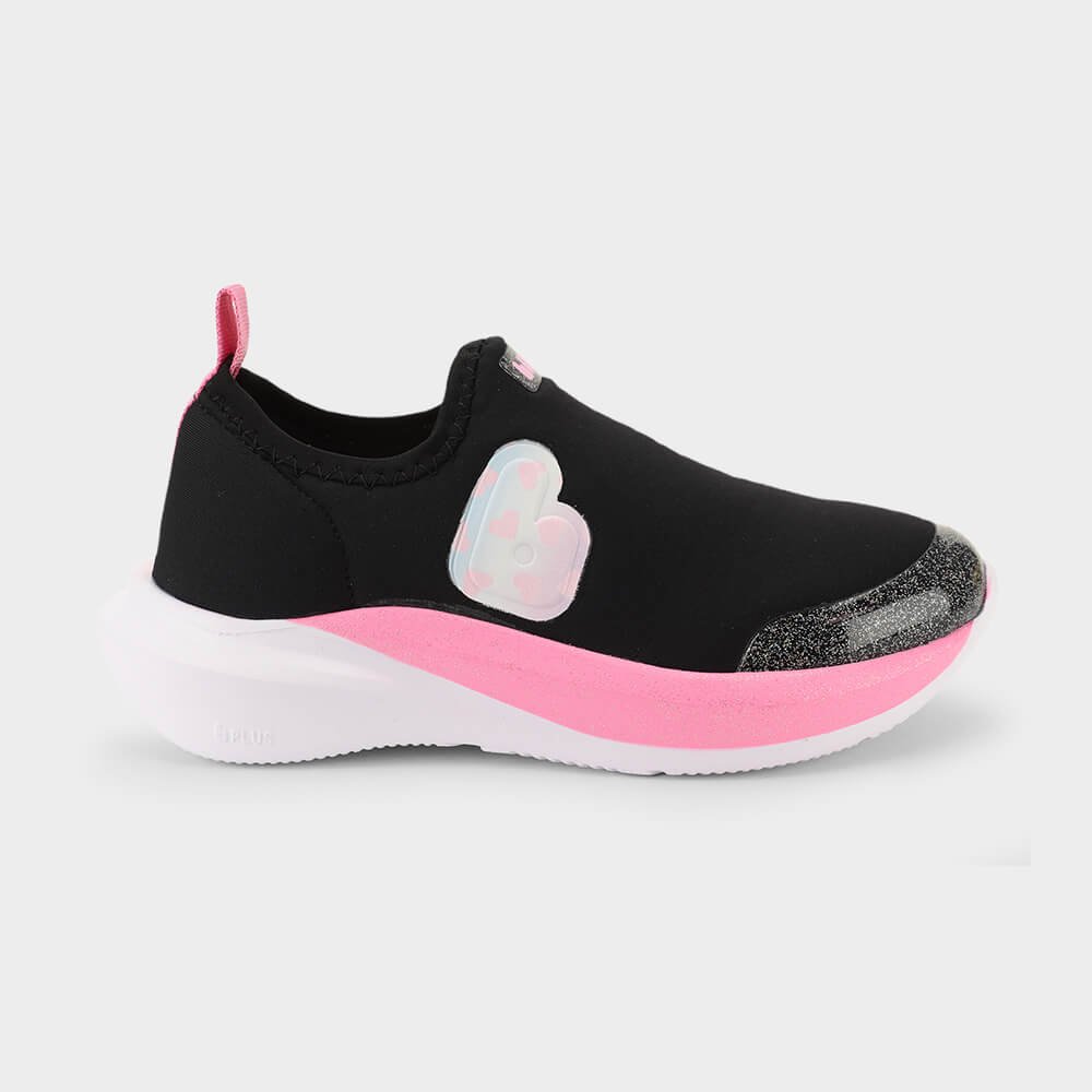 Tênis Infantil Bibi Volt 2.0 Preto com Rosa 1294035 Preto 4