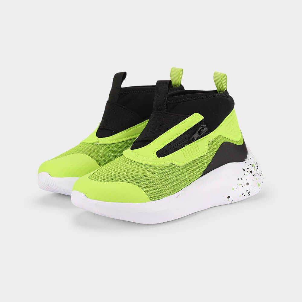 Abotinado Infantil Bibi Evolution 2.0 Preto com Verde Verde/Preto 3