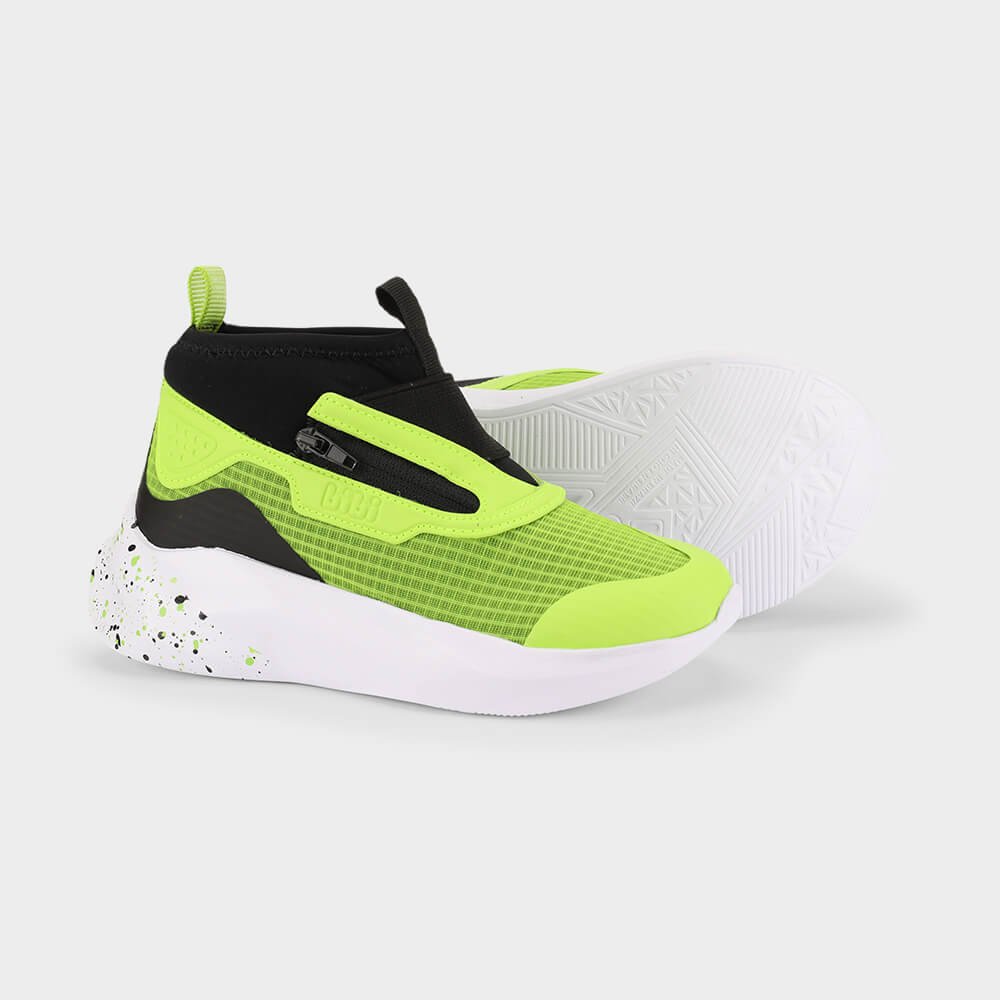 Abotinado Infantil Bibi Evolution 2.0 Preto com Verde Verde/Preto 5