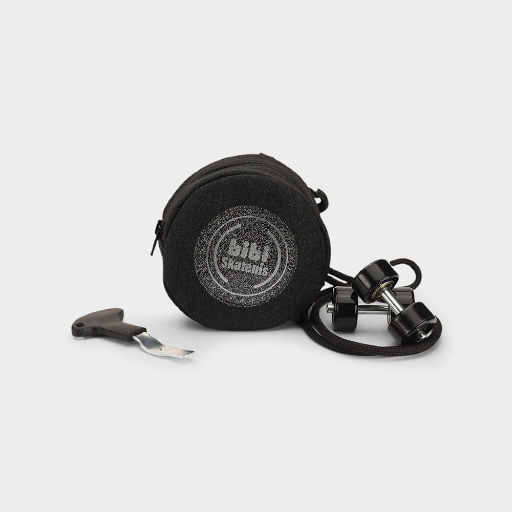 Bolsa Infantil Bibi Skatenis Preta com Glitter Preto 4