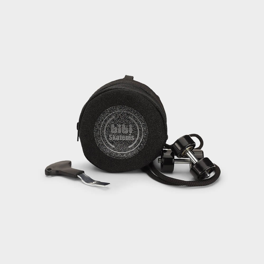 Bolsa Infantil Bibi Skatenis Preta com Glitter Preto 5
