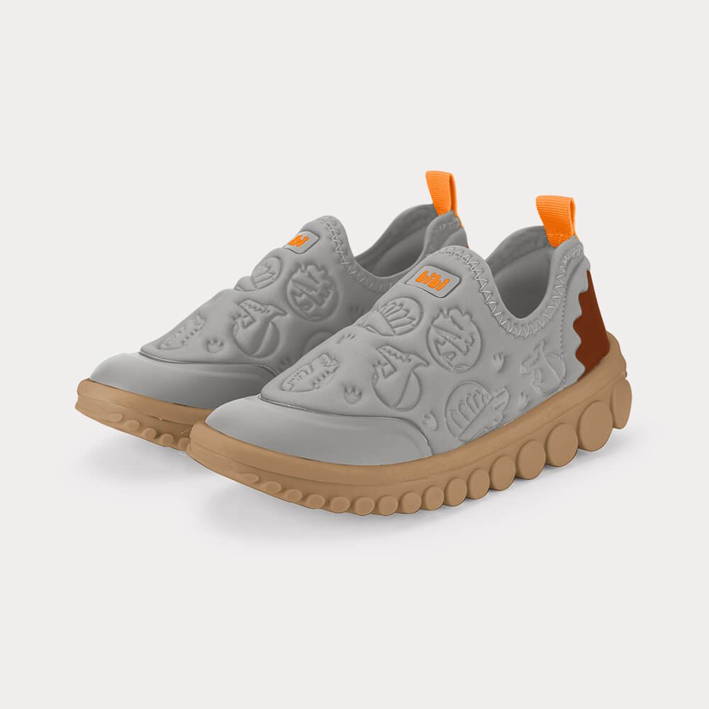 Tênis Infantil Bibi Roller 2.0 Cinza de Dinossauro Cinza 2