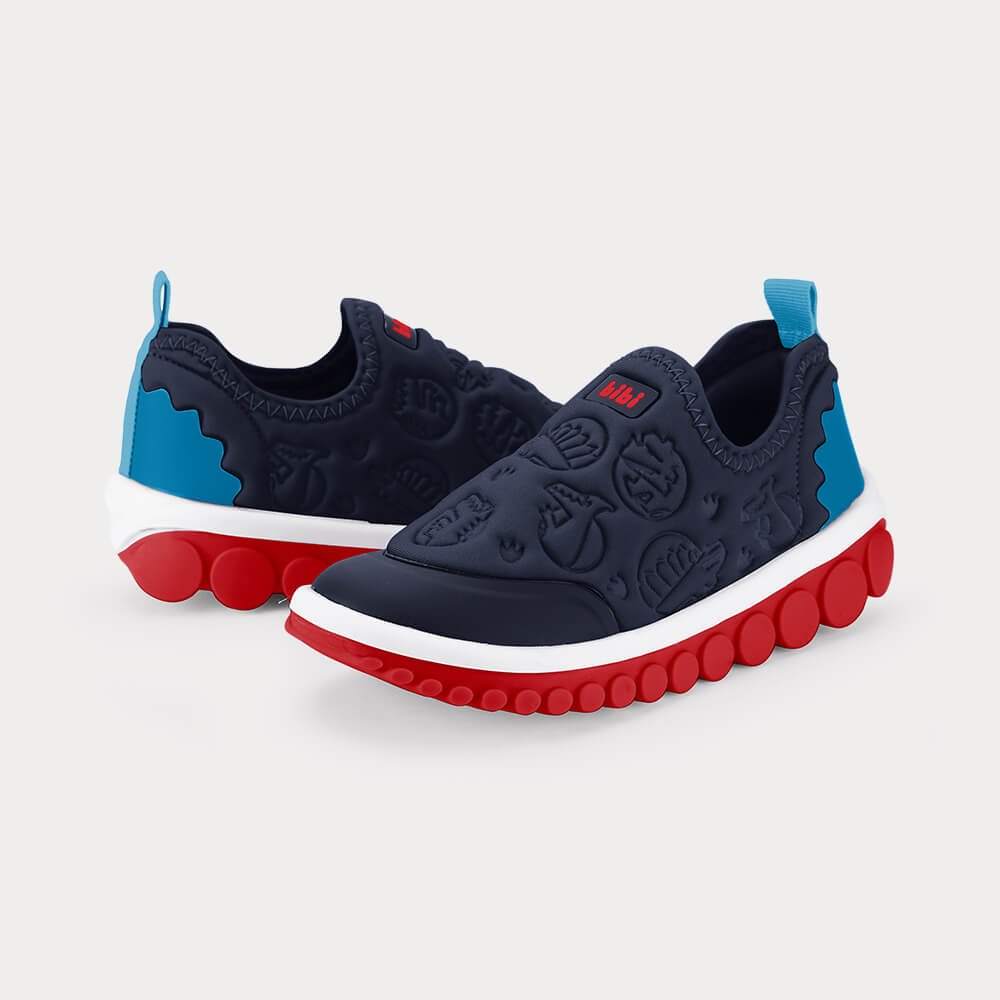 Tênis Infantil Bibi Roller 2.0 Azul de Dinossauro Azul 3