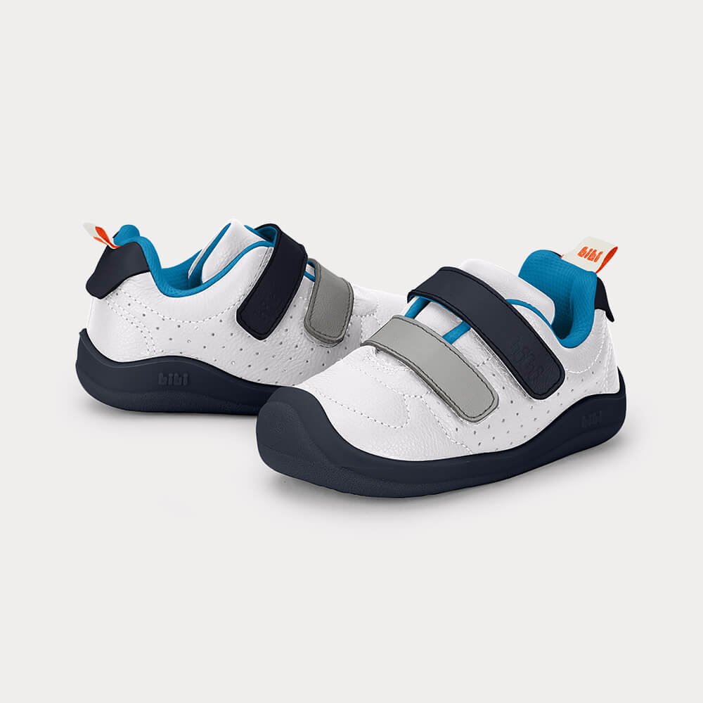 Tênis Infantil Bibi Fisioflex 5.0 Branco com Azul Branco/Azul 3