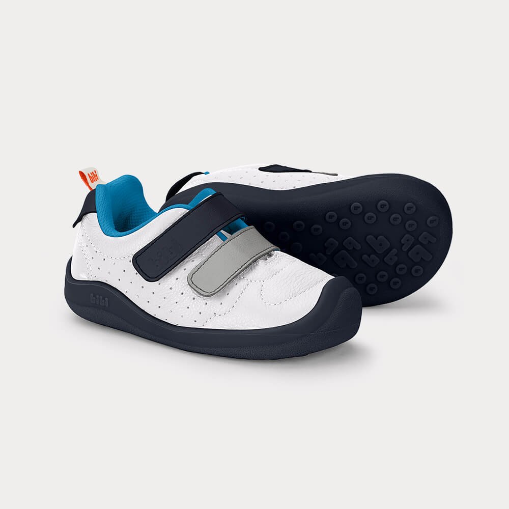 Tênis Infantil Bibi Fisioflex 5.0 Branco com Azul Branco/Azul 4
