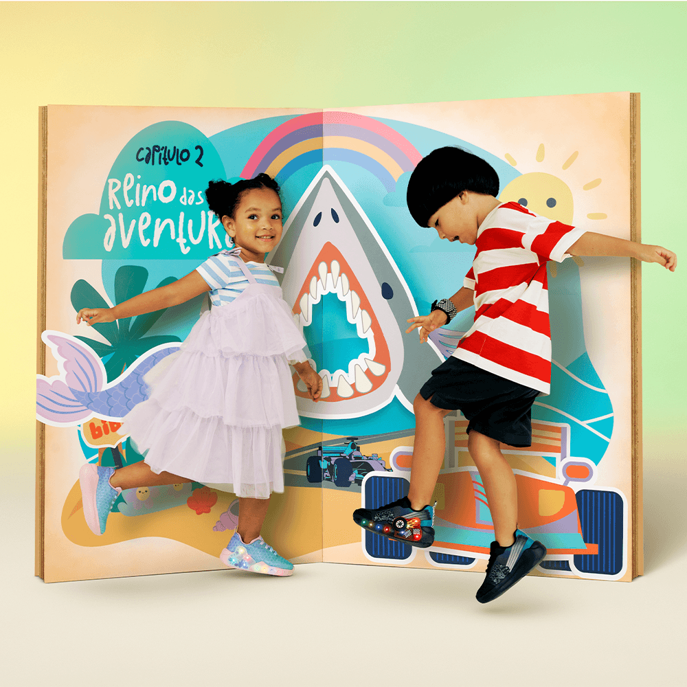 Tênis Infantil Bibi Fun Light Preto de Carro Preto 2