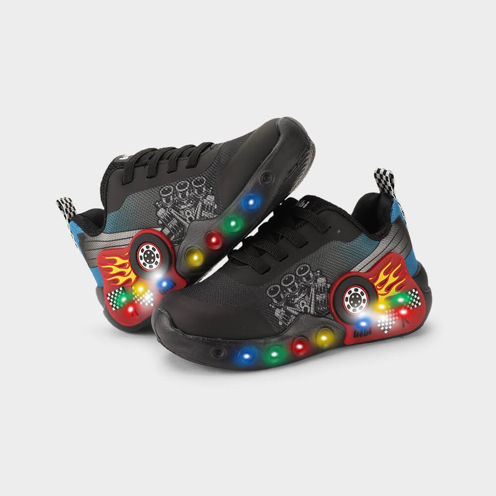 Tênis Infantil Bibi Fun Light Preto de Carro Preto 4