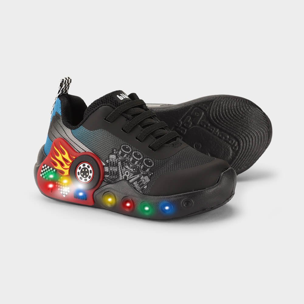 Tênis Infantil Bibi Fun Light Preto de Carro Preto 5