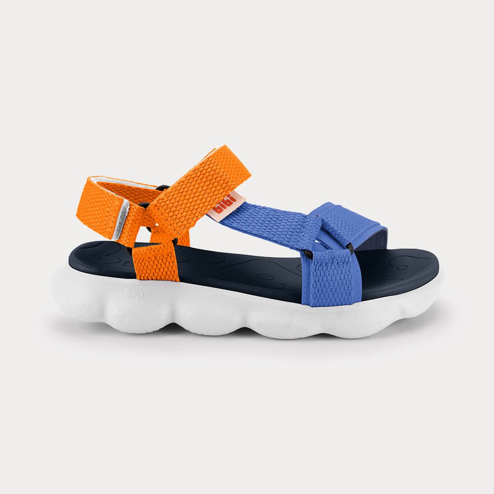 Sandália Infantil Bibi Sandals Sport Azul e Laranja Azul/Laranja 1