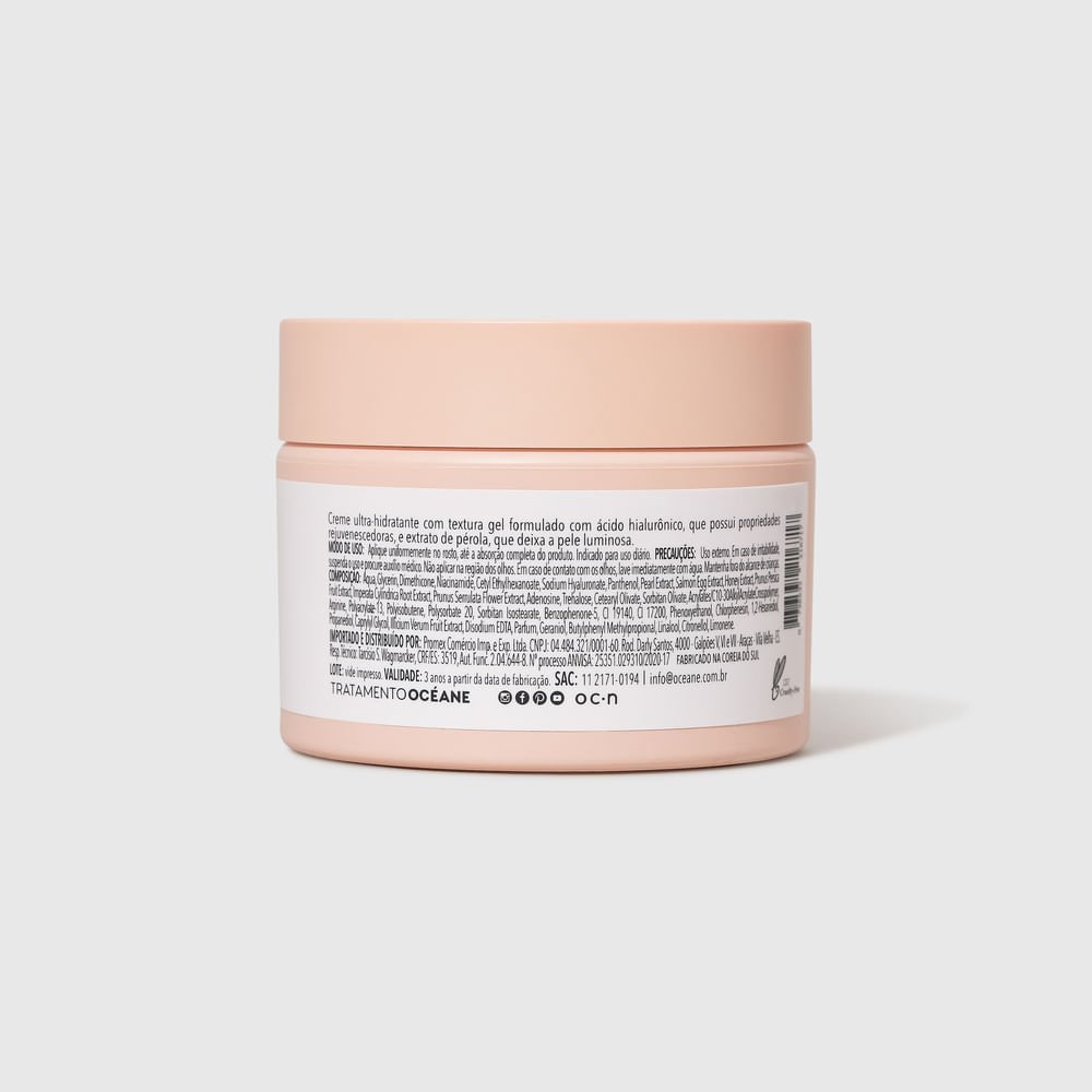 Gel Hidratante Facial com Extrato de Pérola - Facial Gel Cream 50g 50g 6