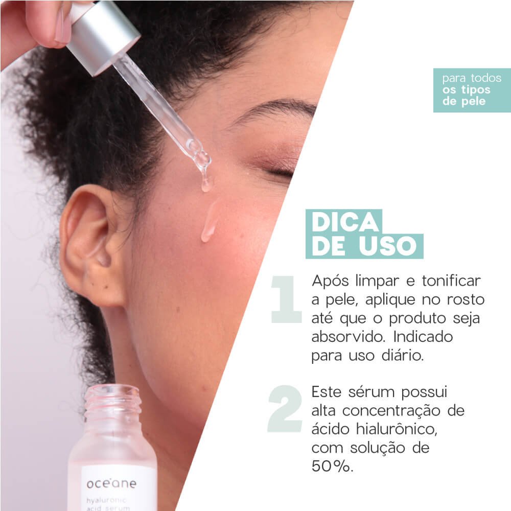 Sérum Facial com Ácido Hialurônico - Hyaluronic Acid Serum 30ml 30ml 2