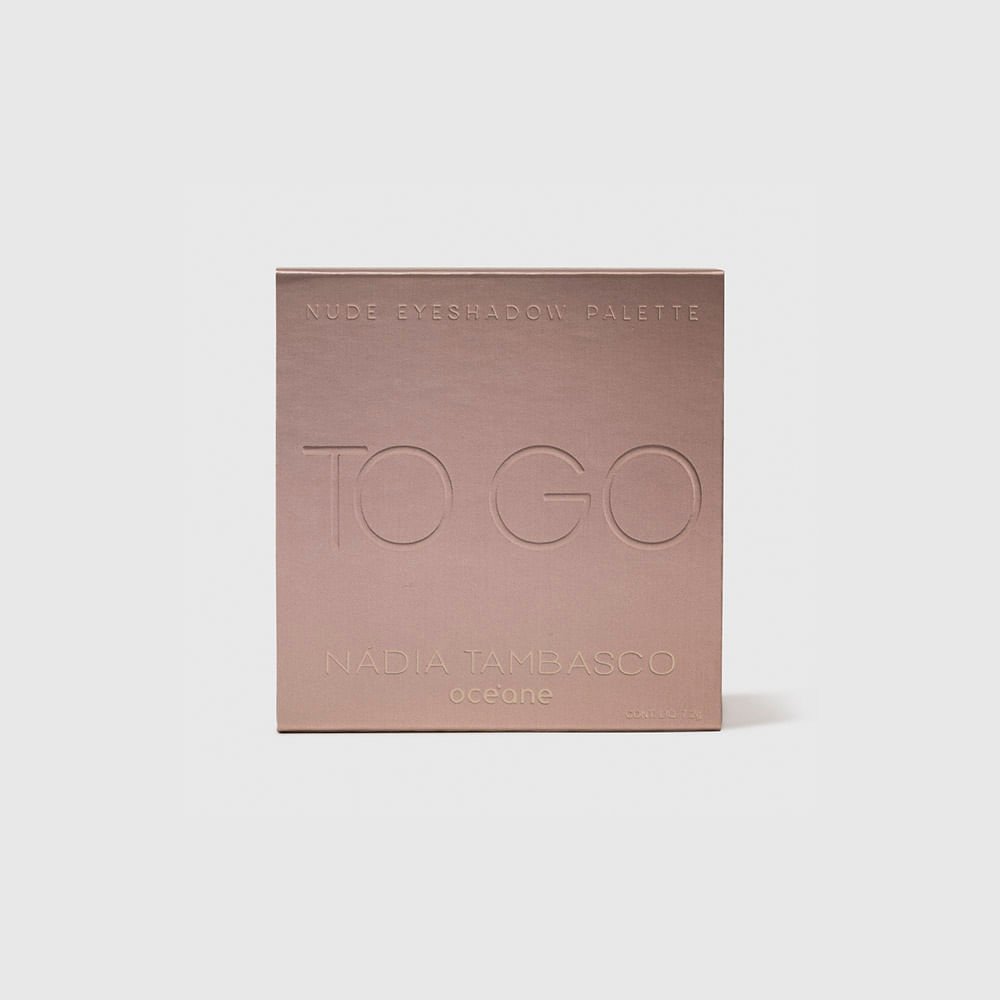 Paleta de Sombras Nádia Tambasco By Océane - To Go Nude 7,2g 7,2g 6