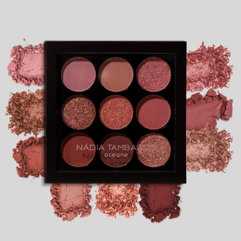Paleta de Sombras Nádia Tambasco By Océane - To Go Nude 7,2g 7,2g 9