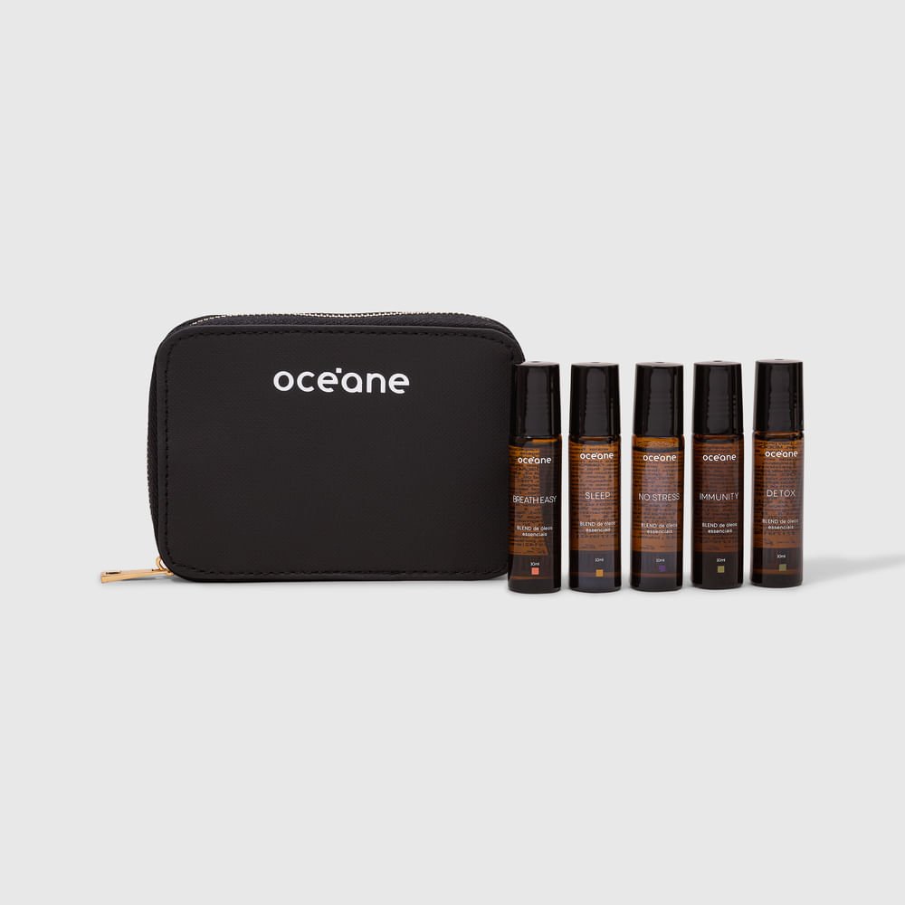 Kit de Blends de Óleos Essenciais Roll On - Aromatherapy Set ÚNICO 1
