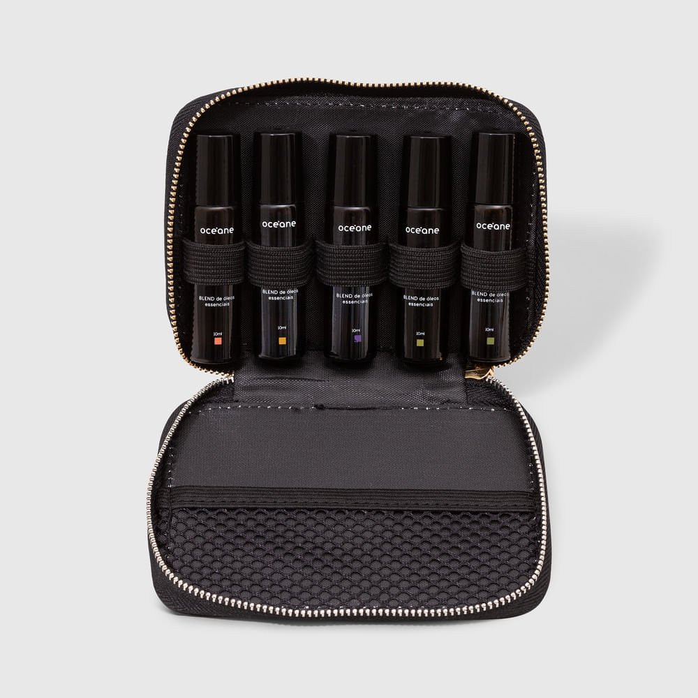 Kit de Blends de Óleos Essenciais Roll On - Aromatherapy Set ÚNICO 4