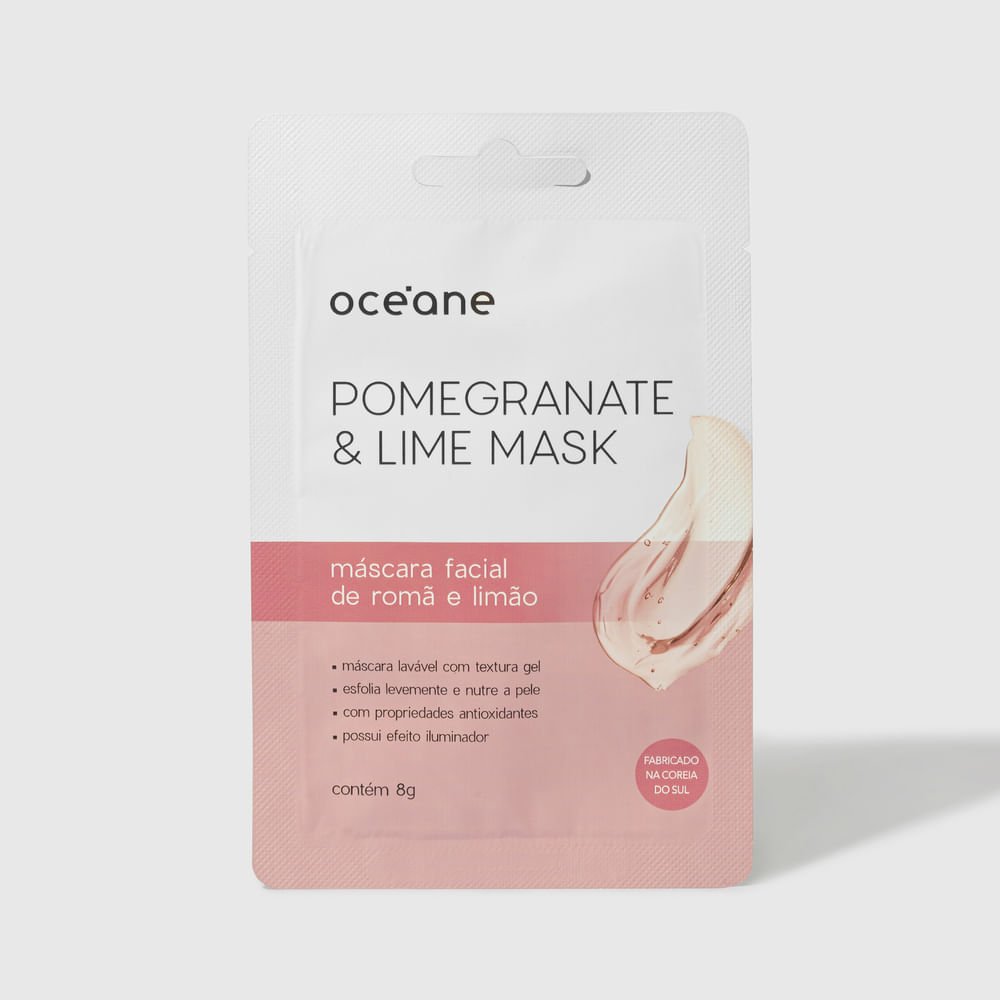 Máscara Facial de Romã e Limão - Pomegranate And Lime Mask 8g 8g 1