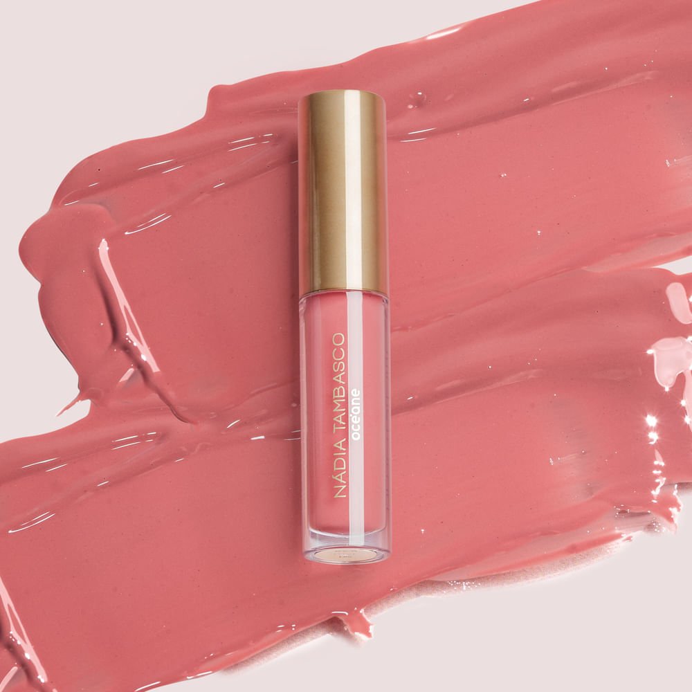 Brilho Labial Rosa Nádia Tambasco By Océane - Lip To Glow Luxe 1,8g Luxe 3