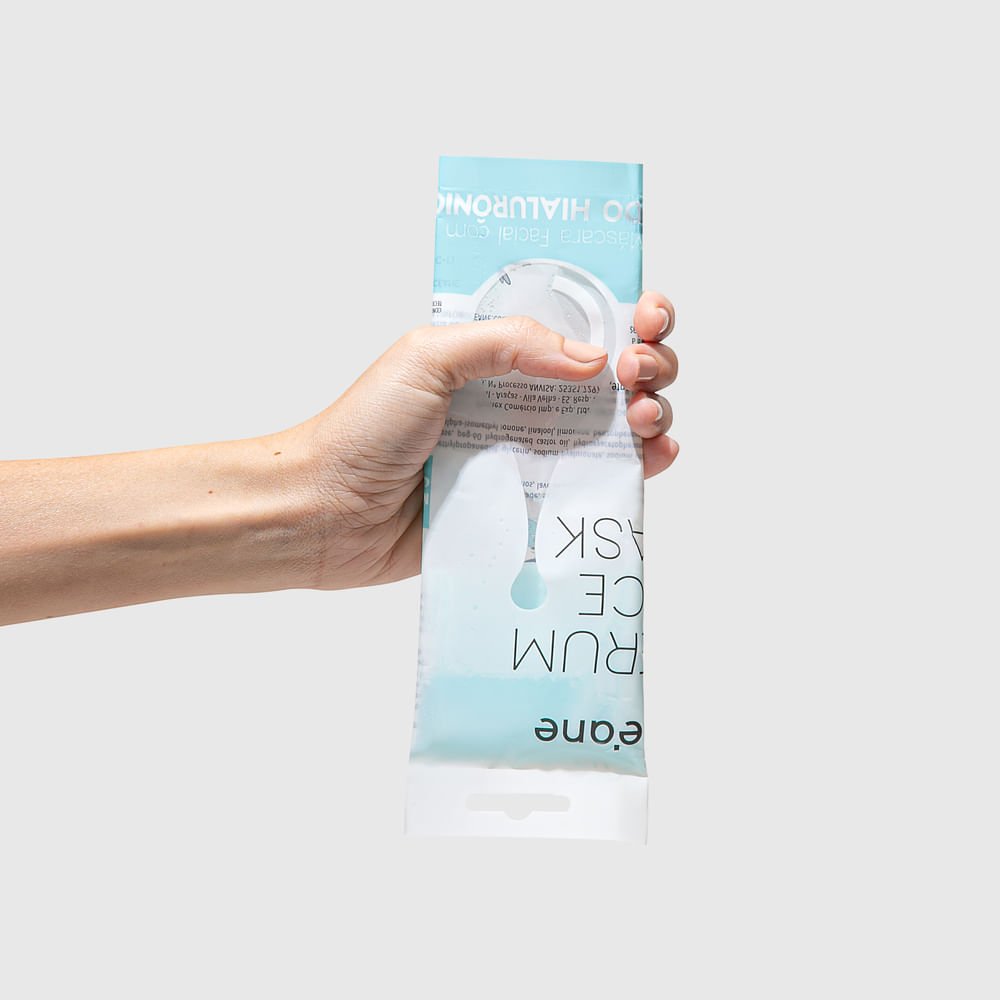 Máscara Facial com Ácido Hialurônico - Serum Face Mask 20ml 20ml 3