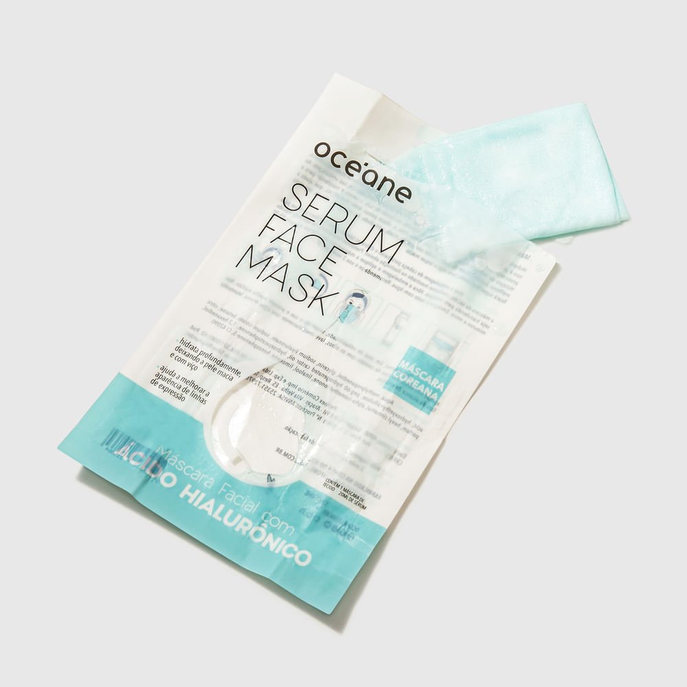 Máscara Facial com Ácido Hialurônico - Serum Face Mask 20ml 20ml 4