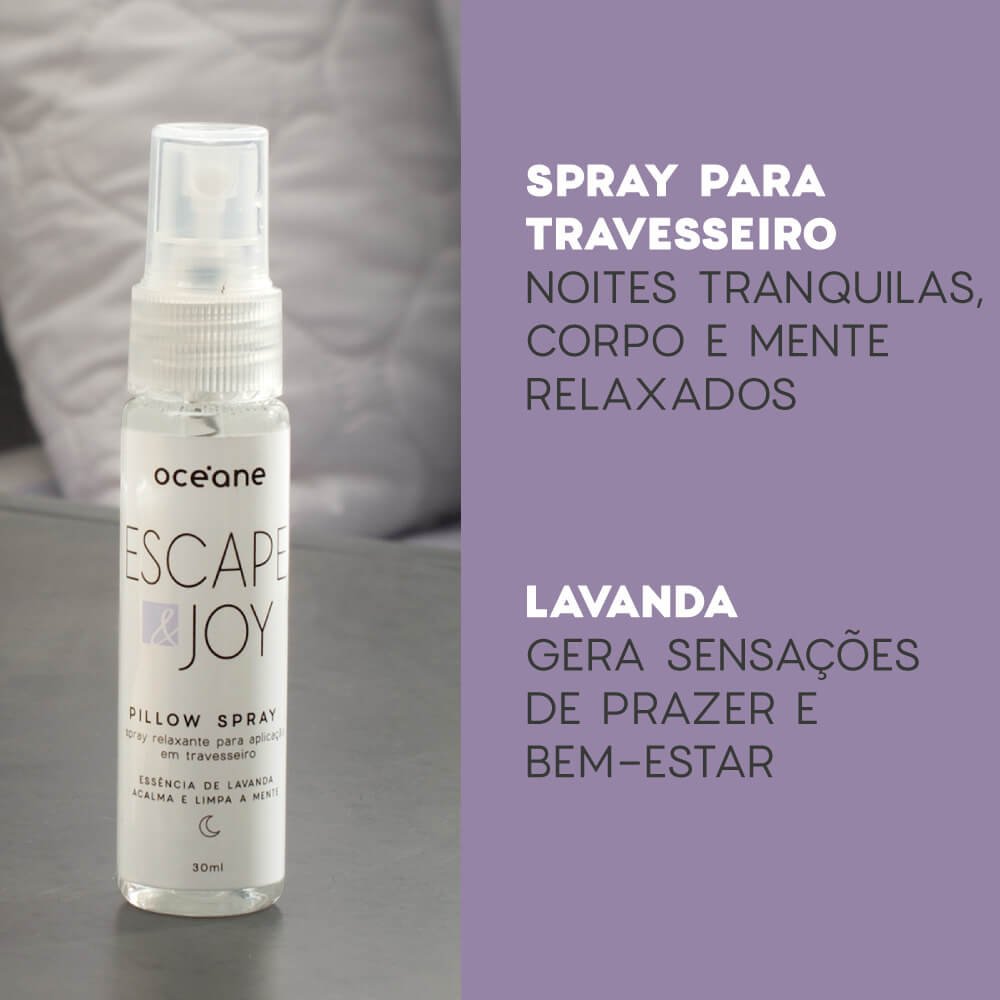 Spray Relaxante para Travesseiro com Essência de Lavanda - Pillow Spray 30ml 30ml 2
