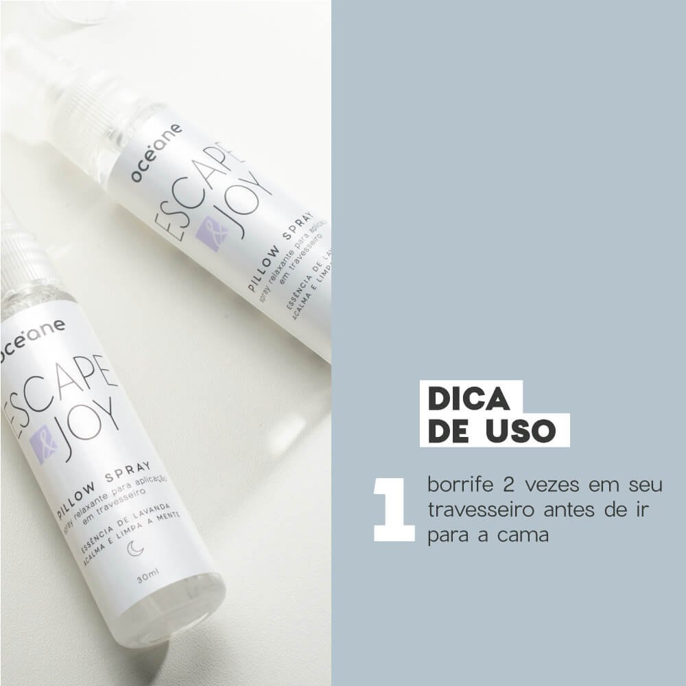 Spray Relaxante para Travesseiro com Essência de Lavanda - Pillow Spray 30ml 30ml 6
